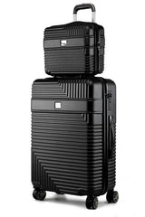 MKF Mykonos Luggage Set Carry-on and Cosmetic Case