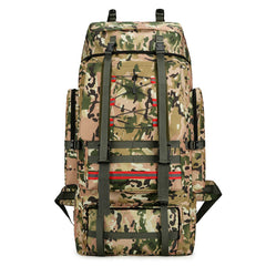 Outdoor 130 Liter Large Capacity Camouflage Travel Hiking Backpack