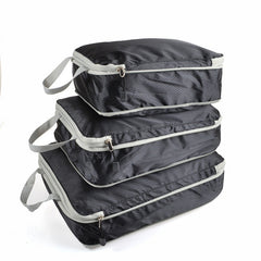 Travel Compression Packing Cubes Ultralight Expandable Luggage Organizer Bags
