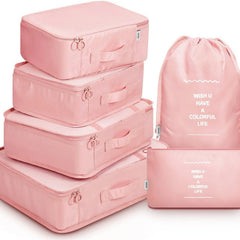 8 Piece Luggage Divider Bag Travel Clothes Organizer Packing Cubes