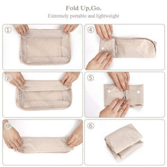 8 Piece Luggage Divider Bag Travel Clothes Organizer Packing Cubes