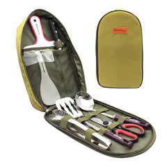 8 Piece Camp Kitchen Cooking Utensil Set Portable BBQ Camping