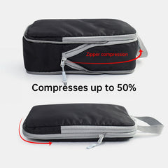 Travel Compression Packing Cubes Ultralight Expandable Luggage Organizer Bags