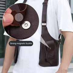 Medieval Leather Harness Bag Anti Theft Phone Wallet Pouch