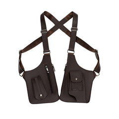 Medieval Leather Harness Bag Anti Theft Phone Wallet Pouch