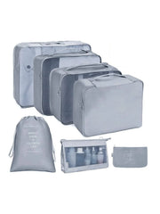 7 8 9 10 Piece Travel Organizer Packing Cubes Set