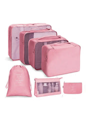 7 8 9 10 Piece Travel Organizer Packing Cubes Set