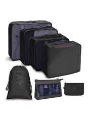 7 8 9 10 Piece Travel Organizer Packing Cubes Set
