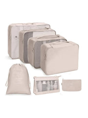 7 8 9 10 Piece Travel Organizer Packing Cubes Set