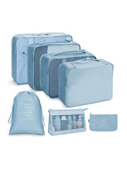 7 8 9 10 Piece Travel Organizer Packing Cubes Set