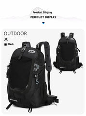 Outdoor Large Capacity Backpack Mountaineering Hiking Cycling Travel Bag