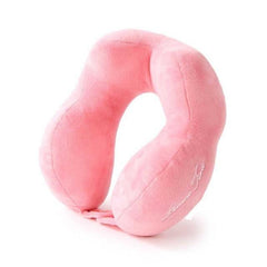 Memory Foam Travel Neck Pillow Folding Support Airplane Headrest Cushion